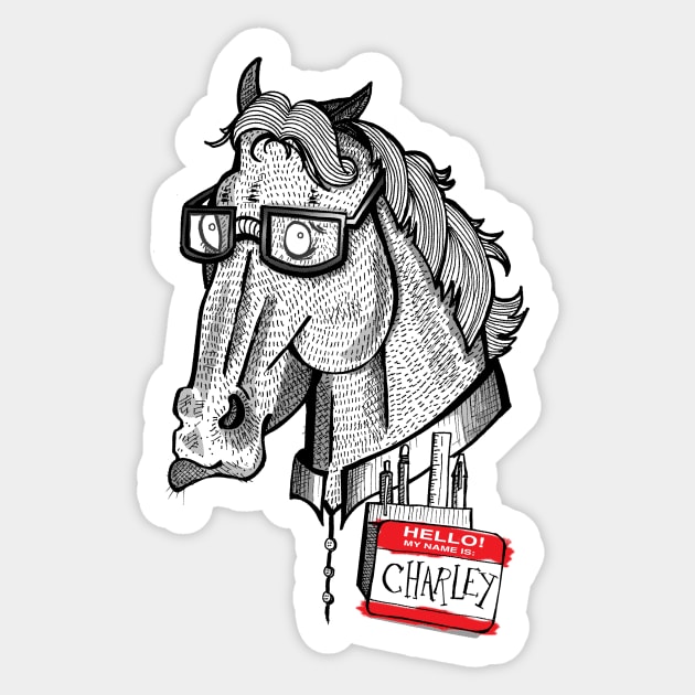 Charley Horse Sticker by Made With Awesome